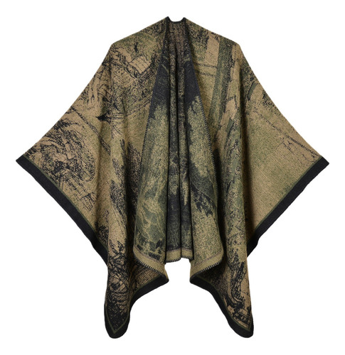 Chal De Viaje Tejido Para Otoño E Invierno, Estilo Versátil
