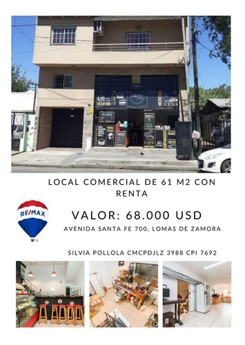Imagen 6 de 6 de Local Comercial En Venta Zona Muy Comercial Sobre Av. Sta Fe