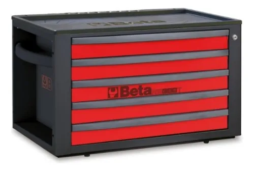 Gabinete De Herramientas Caja Metálica Beta Italyrsc23t Rojo