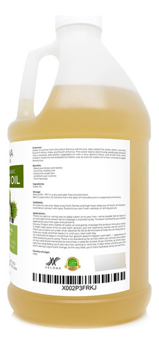 Aceites Portadores Velona Aceite De Ricino Orgánico Certific
