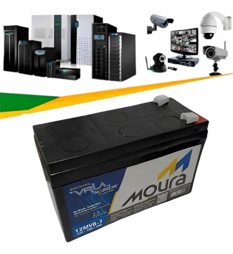 comprar Bateria Moura No-break Apc Back-ups Es 600va 1500va 7ah Nova