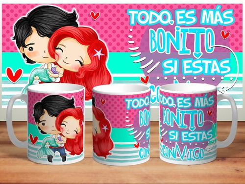 Imagen 6 de 10 de Plantillas Para Estampar Sublimar Tazas Dia De Enamorados