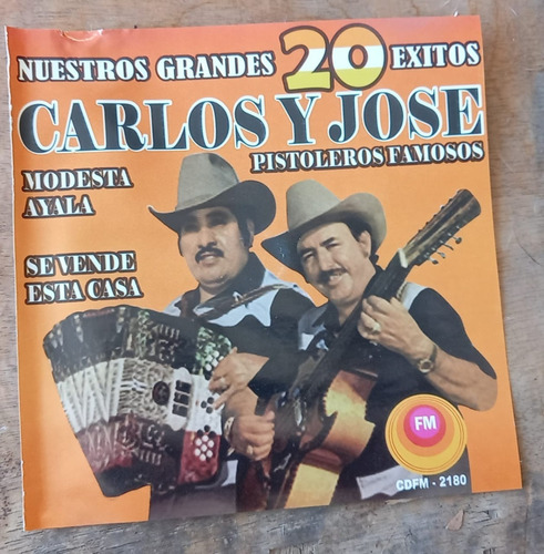 Carlos Y Jose - Nuestros Grandes 20 Exitos (cd Original)