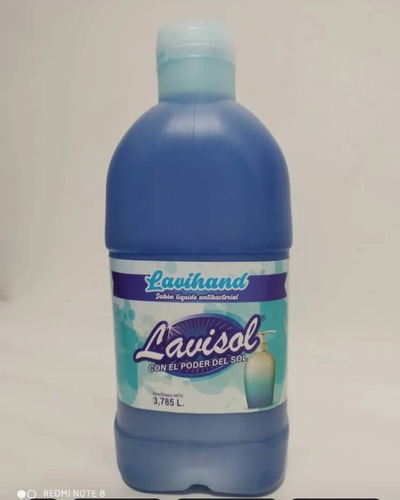 Jabon Líquido Antibacterial Para Las Manos Lavisol, En Galon