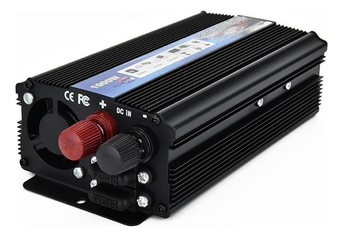 Inversor De Coche Pequeño 12v-220v 1000w Con Accesorios Usb