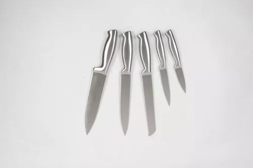 Set de 5 cuchillos con base