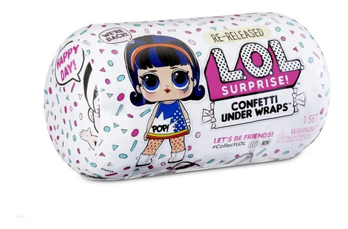 Imagen 1 de 10 de Muñeca Lol Surprise Confetti Under Wraps Capsula Playking
