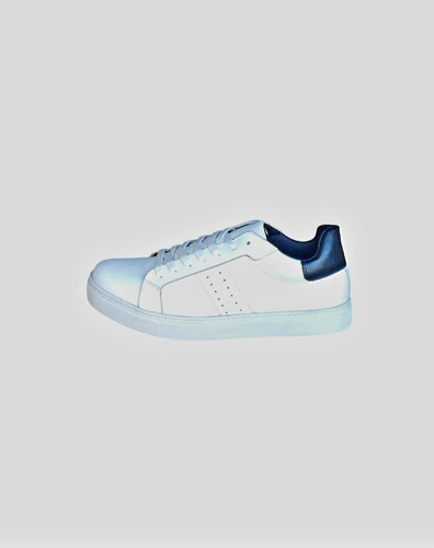 Zapatillas Hombre Cuero Blanco