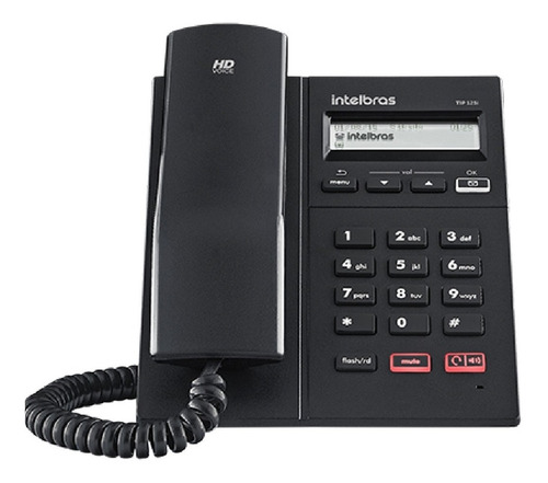 Telefone Ip Voip Intelbras Com Display Tip 125i Intelbras