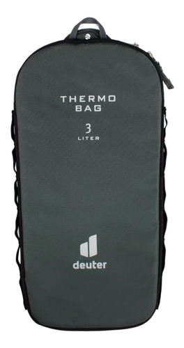 Bolsa de hidratación térmica Streamer Thermo Bag, 3 litros, gris, tela Deuter, diseño: liso