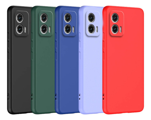 Funda De Silicona Con Felpa Proteccion Camara Para Moto G73