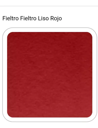 Fieltro Rojo  MercadoLibre 📦