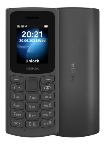 Nokia 105 4g 128 Mb  48 Mb Ram Negro