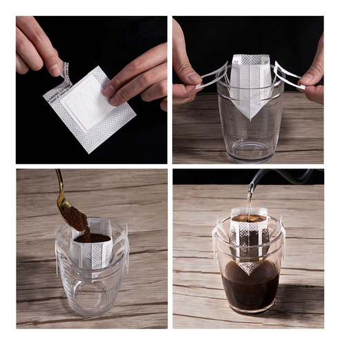 100 Drip Coffee Filtro Monodose De Café Descartavel