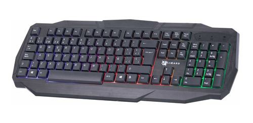 Teclado Gamer X-lizzard Español Usb Gaming Rgb