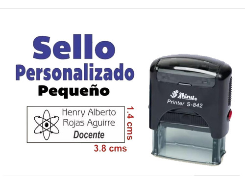 Sello Automatico Shiny 842 Personalizado