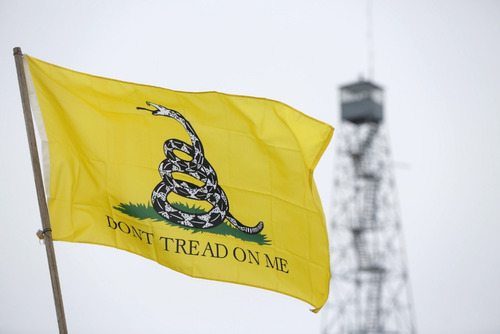 Gq Bandera Gadsden Dont Tread On Me Estados Unidos 1.5m X
