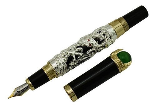 Perlas Jinhao Fuente Del Dragon Pluma Punta Fina Color ...