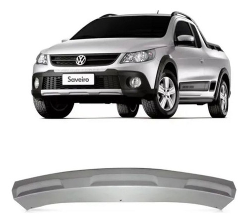 Spoiler Parachoque Saveiro Cross G5 2010 2011 2012 2013 Cinz