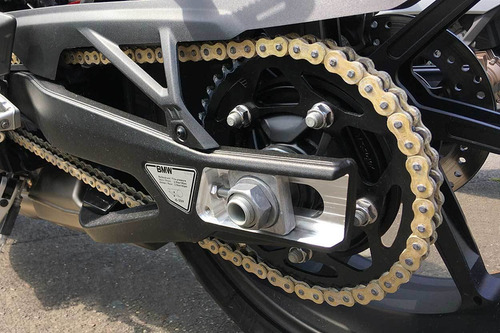 Imagen 3 de 5 de Cadena De Moto 428 Reforzada (dorada) Original Riffel