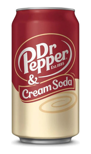 Refresco Individual Dr Pepper & Cream Soda Americano 355ml