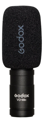 Micrófono Shotgun Godox Vd-mic Trs A Trrs 3.5mm Color Negro