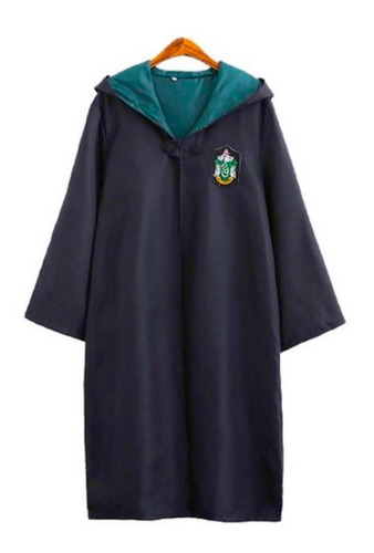 Capa Harry Potter Bordada Slytherin Adulto Draco Tom Cosplay