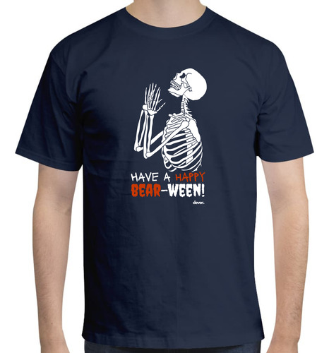Playera Bears Osos - Futbol Americano - Halloween -esqueleto