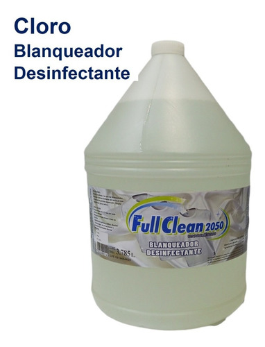 Cloro Blanqueador Full Clean  Galon 3.79lt Original