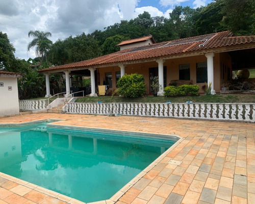 Imagem 1 de 30 de Chácara A Venda Na Estrada Para Itatiba, Bairro Biriça Do Campinho Em Bragança Paulista, Apenas 12 Km Do Centro Da Cidade. Casa Com 3 Dormitórios, 2 S - Ch00050 - 68960716