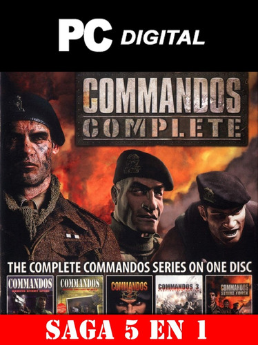 Commandos Pc Comandos / Español Colección Completa Digital