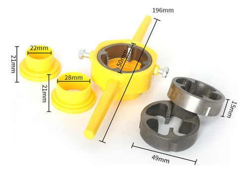 Juego De Herramientas Para Roscar Tuberías Extractor 4in
