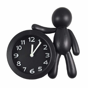 Reloj Hombre Con Alarma Despertador Forma Muñeco Deco Salta