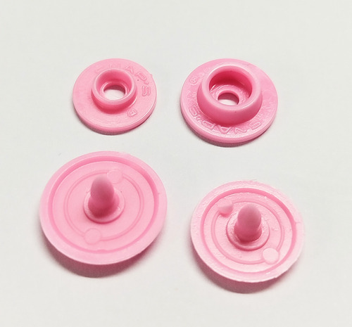 Broches De Presion Snaps 15-13 Por 100 Unidades + Matriz Tmp Rosa Baby