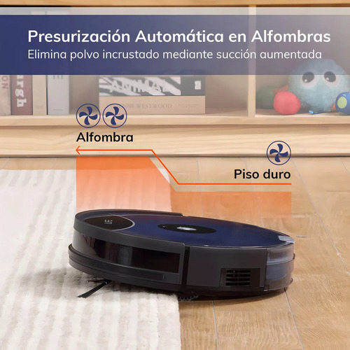 Aspiradora Robot Morada Ilife Con Trapeadora Y Wifi