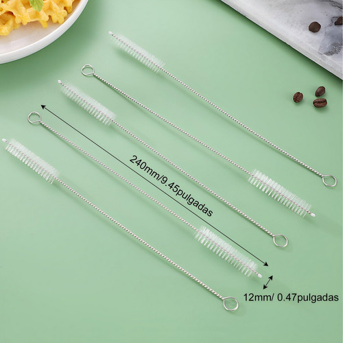 Cepillo De Limpieza De Paja Extra Largo, 10 Piezas, Cepillo