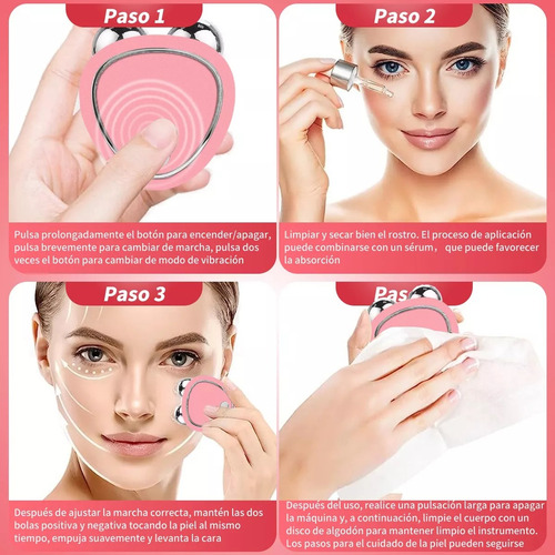 Radiofrecuencia Facial Mertto Color Rosa