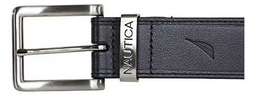 Nautica - Cinturón Vaquero De Piel Grabado Para Hombre, Colo