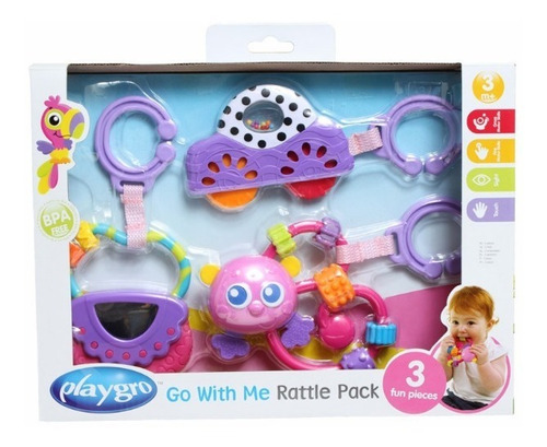 Juguetes Mordillos Colgantes Playgro Go With Me Maternelle