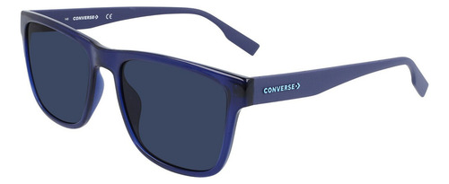 Lentes Solar Converse Cv508s 410 Azul Translucido Lente Azul Oscuro Armazón Azul Translucido 410