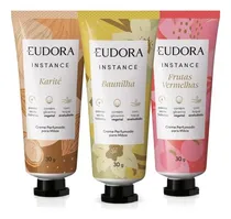 Comprar Combo Instance Eudora 3 Cremes Para Mãos Baunu002Ff. Vermu002Fkarite