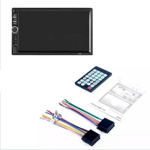 Reproductor De Pantalla Doble Din 7 Pulgadas Bluetooth Usb