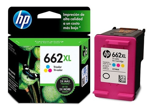 Cartucho Hp 662xl Tricolor Original (b)