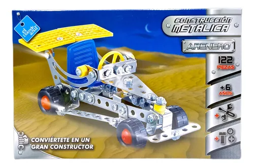 Juego De Construcción Metálica Arenero 122 Pzas Tipo Mecano