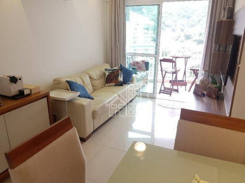 Apartamento Com 2 Dormitórios À Venda, 71 M² Por R$ 648.000,00 - Santa Rosa - Niterói/rj - Ap3845