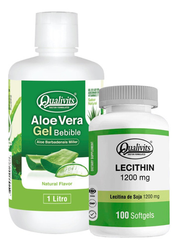 Lecitina De Soja + Aloe Vera Bebible 1 Litro - Qualivits