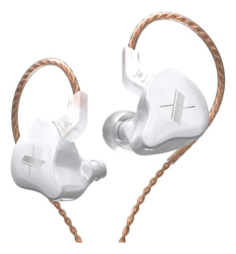 Auriculares Marca Kz Acoustics Edx Blanco C/microfono 3.5mm