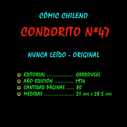 ¬¬ Cómic Condorito N° 47 / Nunca Leído / Año 1974 Zp
