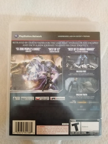 Star Wars The Forcé Unleashed 2 Ps3 Original (Usado)