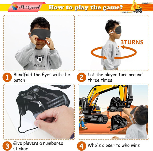 Ipartycool Juegos De Construcción, Pin The Bucket On The Exc